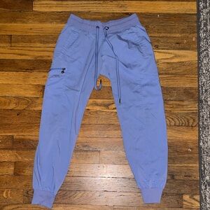 Healing Hands Women's Blue Jogger Scrub Pants (XSP)